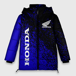 Куртка зимняя женская Honda - Авто бренд, цвет: 3D-черный