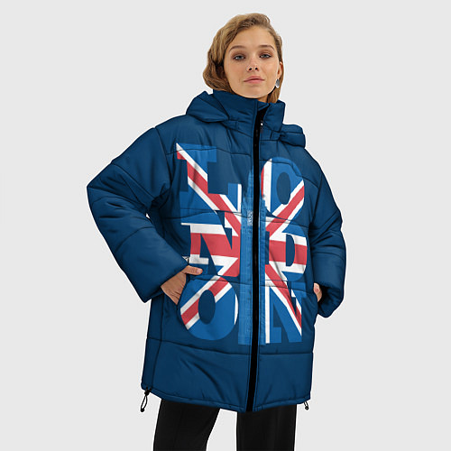 Женская зимняя куртка LONDON Лондон / 3D-Красный – фото 3