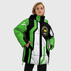 Куртка зимняя женская Диванные войска ОТслужил, цвет: 3D-черный — фото 2
