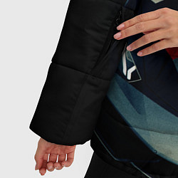 Куртка зимняя женская ЛАМБОРГИНИ ТЕКСТУРА, цвет: 3D-светло-серый — фото 2