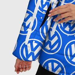 Куртка зимняя женская Volkswagen vw фольксваген, цвет: 3D-красный — фото 2