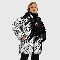 Куртка зимняя женская Ситроен citroen c4, цвет: 3D-черный — фото 2