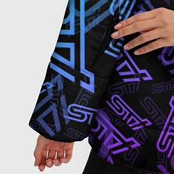 Куртка зимняя женская STI NEON PATTERN, цвет: 3D-красный — фото 2