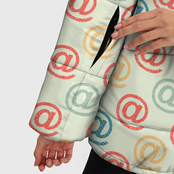 Куртка зимняя женская E-mail почта, цвет: 3D-красный — фото 2