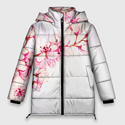Куртка зимняя женская Распустившаяся весна, цвет: 3D-красный