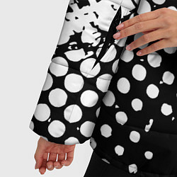 Куртка зимняя женская Ауди audi шины, цвет: 3D-черный — фото 2
