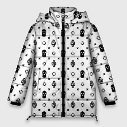 Куртка зимняя женская Узор White Dope Camo Dope Street Market, цвет: 3D-черный