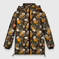 Куртка зимняя женская Хмель и Пиво, цвет: 3D-светло-серый