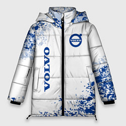 Куртка зимняя женская Volvo - Auto sport, цвет: 3D-черный