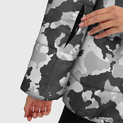 Куртка зимняя женская Комок, цвет: 3D-черный — фото 2
