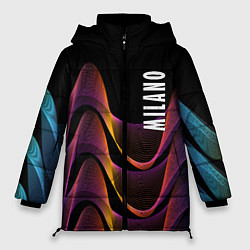 Куртка зимняя женская Fashion pattern Neon Milano, цвет: 3D-красный