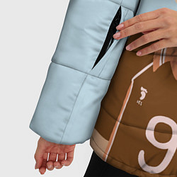 Куртка зимняя женская Шоё и Тобио арт, цвет: 3D-черный — фото 2