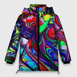 Куртка зимняя женская Vanguard color pattern Expression, цвет: 3D-красный