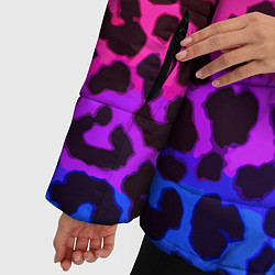 Куртка зимняя женская Leopard Pattern Neon, цвет: 3D-светло-серый — фото 2