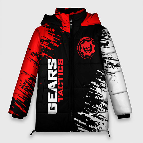 Женская зимняя куртка Gears tactics gears of war / 3D-Светло-серый – фото 1