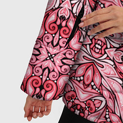 Куртка зимняя женская Хрустальный Калейдоскоп, цвет: 3D-светло-серый — фото 2
