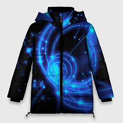 Куртка зимняя женская Неоновый космос Neon space, цвет: 3D-красный