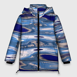 Куртка зимняя женская Волна Тихий океан, цвет: 3D-черный