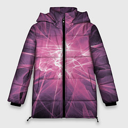Куртка зимняя женская Сияние Коллекция Get inspired! Fl-16-2, цвет: 3D-черный