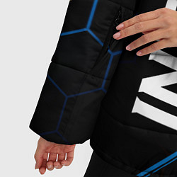 Куртка зимняя женская INTER Pro Football Краска, цвет: 3D-черный — фото 2