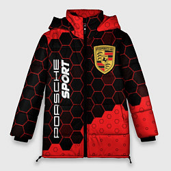 Куртка зимняя женская ПОРШЕ Sport Графика, цвет: 3D-черный