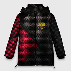Куртка зимняя женская Russia Steel Style Sport Спорт Россия Сталь, цвет: 3D-красный