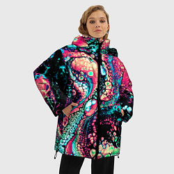 Куртка зимняя женская Acid Wave, цвет: 3D-светло-серый — фото 2