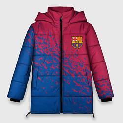 Куртка зимняя женская Barcelona маленькое лого, цвет: 3D-черный