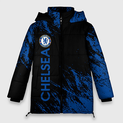 Женская зимняя куртка Chelsea текстура / 3D-Светло-серый – фото 1