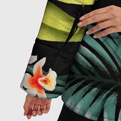 Куртка зимняя женская Vanguard floral composition Summer, цвет: 3D-красный — фото 2