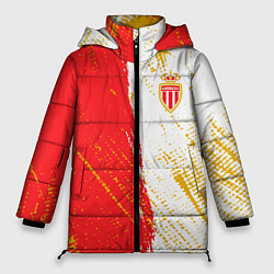 Женская зимняя куртка Fc monaco фк монако краска