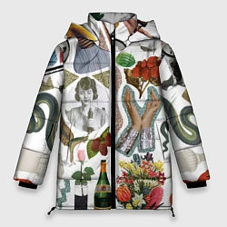 Куртка зимняя женская Underground vanguard pattern fashion 2088, цвет: 3D-светло-серый