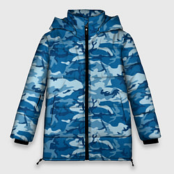 Куртка зимняя женская Камуфляж морской, цвет: 3D-светло-серый