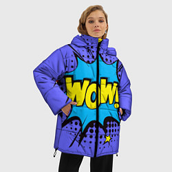 Куртка зимняя женская POP ART - стрикеры WOWWTF, цвет: 3D-красный — фото 2