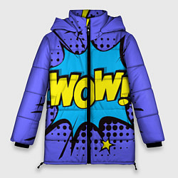 Куртка зимняя женская POP ART - стрикеры WOWWTF, цвет: 3D-красный