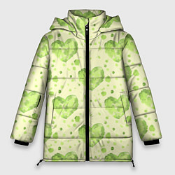 Куртка зимняя женская Сердце листвы, цвет: 3D-черный