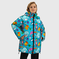 Куртка зимняя женская SEA DIVING, цвет: 3D-черный — фото 2