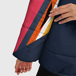 Куртка зимняя женская RUSSIA - RETRO COLORS, цвет: 3D-красный — фото 2