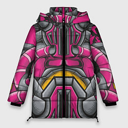 Куртка зимняя женская Костюм робота, цвет: 3D-светло-серый