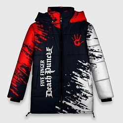 Куртка зимняя женская Five Finger Death Punch - краска, цвет: 3D-черный