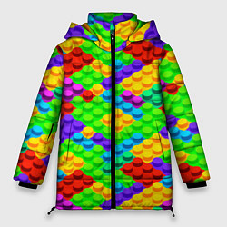 Куртка зимняя женская LEGO конструктор, цвет: 3D-красный