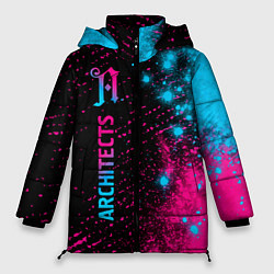 Куртка зимняя женская Architects - neon gradient: по-вертикали, цвет: 3D-черный