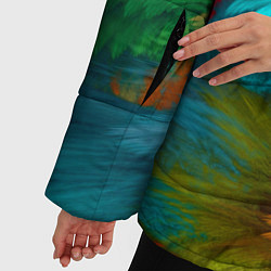 Куртка зимняя женская Colorful Explosion, цвет: 3D-красный — фото 2