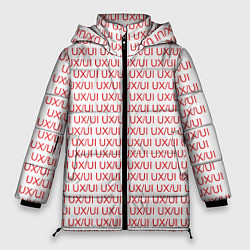 Женская зимняя куртка UXUI red