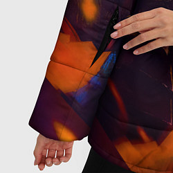 Куртка зимняя женская Берсерк Гатс Прорыв Через Огнь, цвет: 3D-черный — фото 2