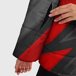 Куртка зимняя женская Mazda sports racing, цвет: 3D-черный — фото 2