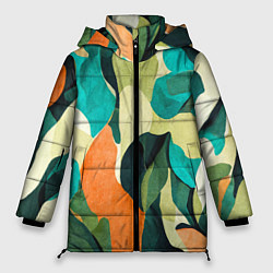 Куртка зимняя женская Multicoloured camouflage, цвет: 3D-черный