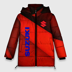 Куртка зимняя женская Suzuki - абстракция, цвет: 3D-светло-серый