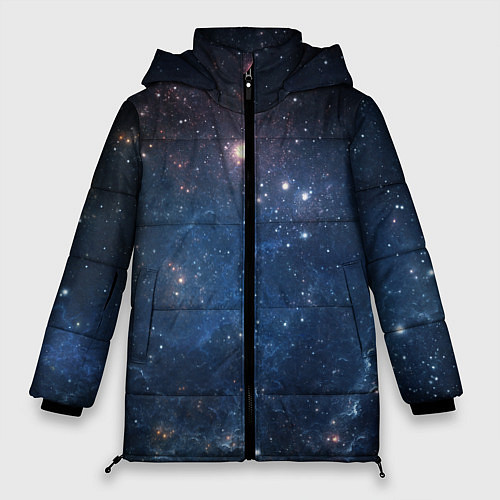 Женская зимняя куртка Молчаливый космос / 3D-Светло-серый – фото 1