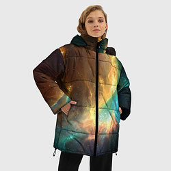 Куртка зимняя женская Крыло звезды, цвет: 3D-красный — фото 2